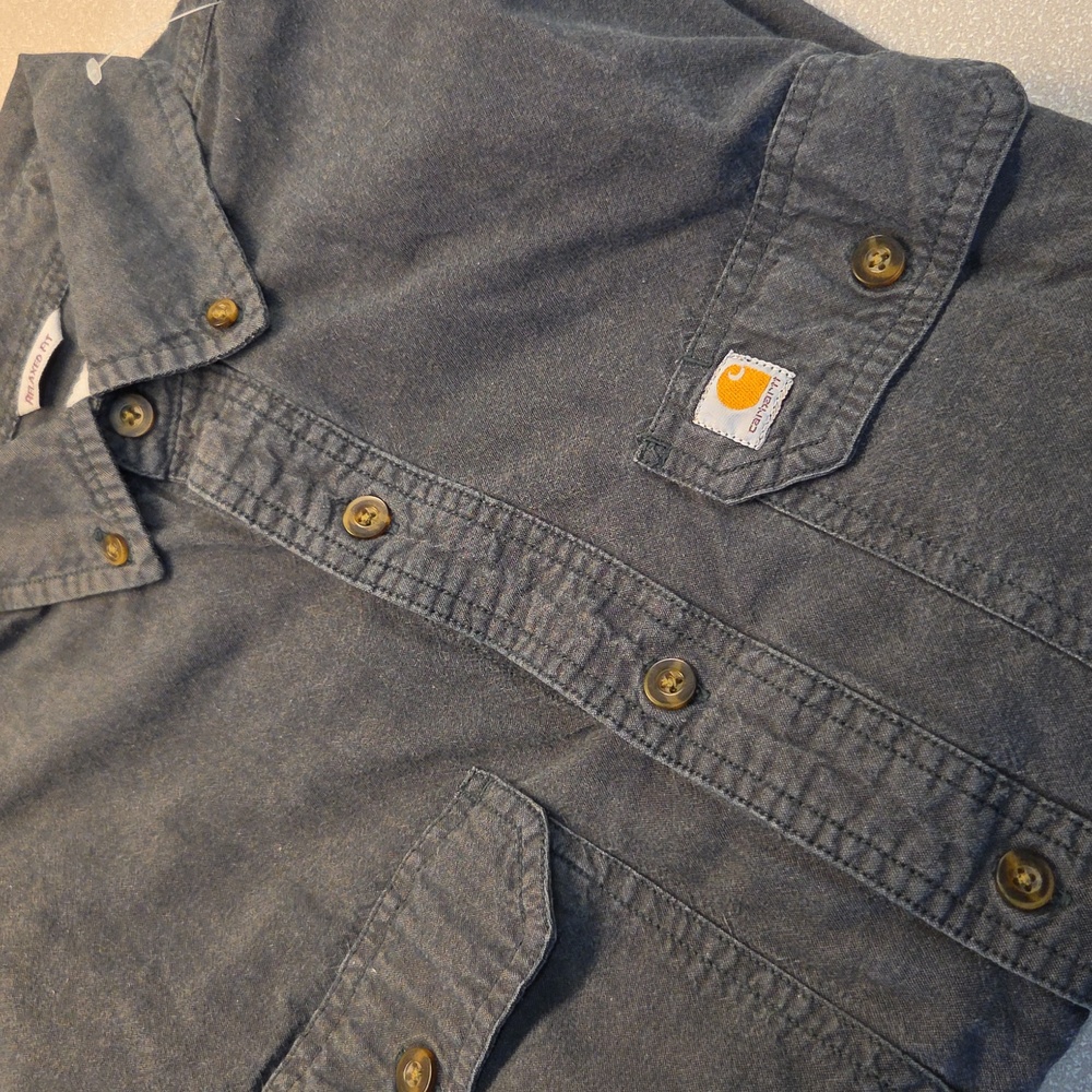 Carhartt heavy duty Denim button down
